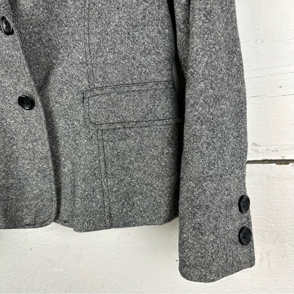 Pendleton Wool Blazer Jacket Grey (Size 8) - image 4